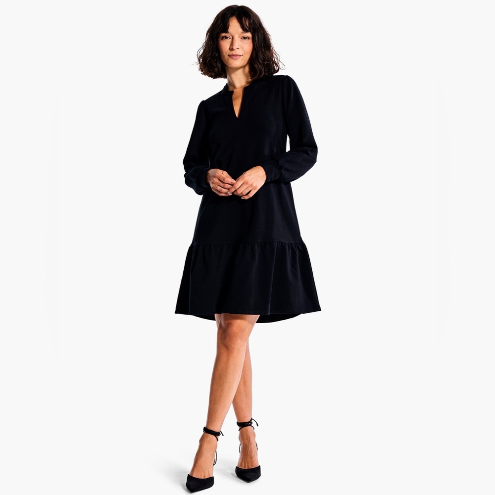 NICE + ZOE | TIERED FRENCH TERRY DRESS